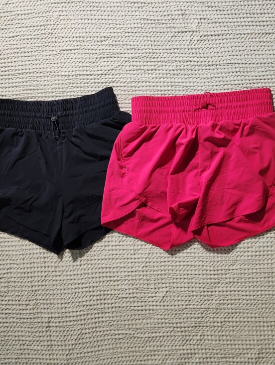 all in motion Pants - all in motion Women’s Athletic Shorts — Black and Hot Pink